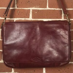 Leather Messenger Bag